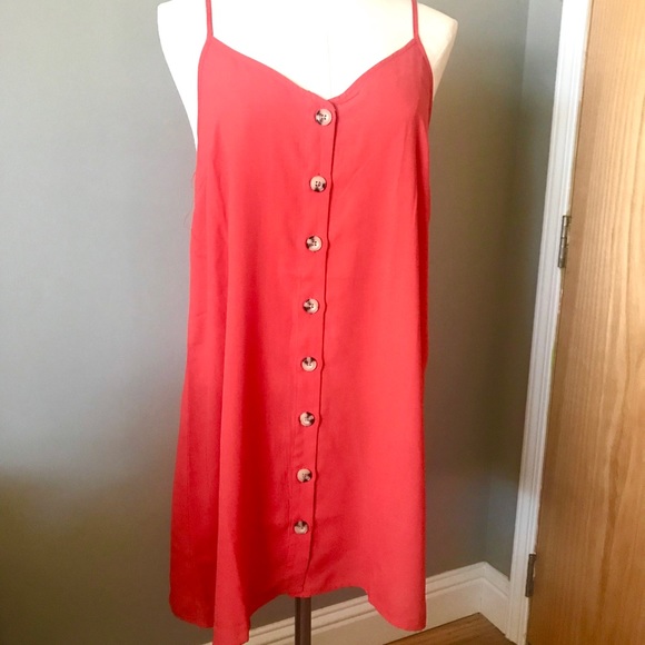 Button Front Dress - Picture 2 of 8